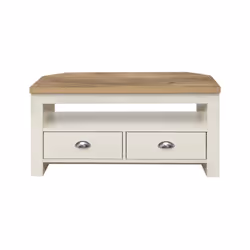Birlea Highgate Corner TV Unit - Cream & Oak