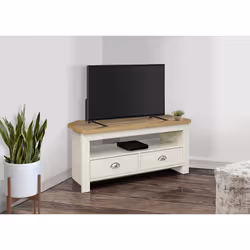 Birlea Highgate Corner TV Unit - Cream & Oak - Additional view 5