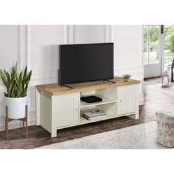 TV Unit Cream & Oak Birlea Highgate Large Entertainment Farmhouse Shabby Chic