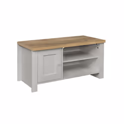 Birlea Highgate Small TV Unit - Grey & Oak