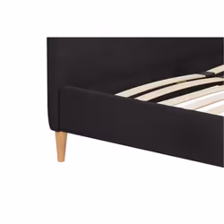Grey Double Bed Frame Birlea Otley 135cm 4FT6 Fabric Bedstead Charcoal - Additional view 10