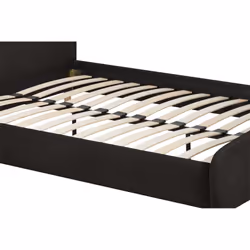 Grey Double Bed Frame Birlea Otley 135cm 4FT6 Fabric Bedstead Charcoal - Additional view 9