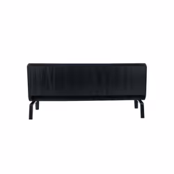 Birlea Aurora Click Clack Sofa Bed Futon Black & Denim Blue Fabric - Additional view 7