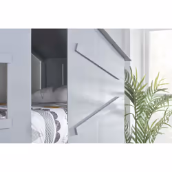 Solid Pine Bunk Beds Grey Birlea Safari 3FT Single Bed Wood Frame