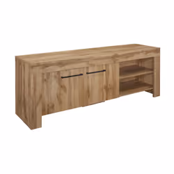 Oak TV Unit Wide Birlea Compton Widescreen Entertainment Unit