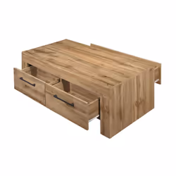 Oak Coffee Table New 4 Drawers Birlea Compton - Additional view 11