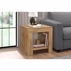 Oak Lamp Table New Birlera Compton Square Side Table - Additional view 7