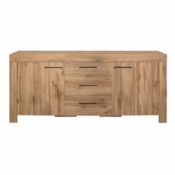 Oak Sideboard New 3 Drawer 2 Door Birlea Compton Storage Cabinet - Additional view 4