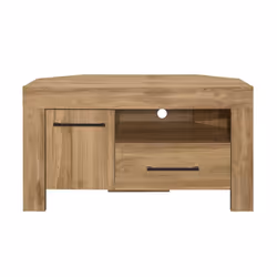 Oak Corner TV Unit Wide Birlea Compton Widescreen Entertainment Unit