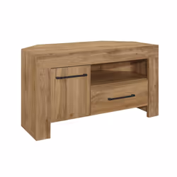 Oak Corner TV Unit Wide Birlea Compton Widescreen Entertainment Unit - Additional view 6