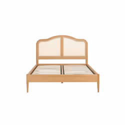 Rattan King Size Bed Frame Birlea Leonie 150cm 5FT Oak Bedstead - Additional view 11