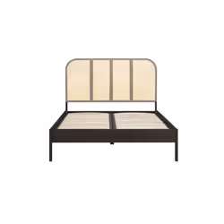 Rattan Super King Size Bed Frame Birlea Margot 180cm 6FT Black Bedstead - Additional view 6