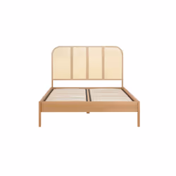 Rattan Super King Size Bed Frame Birlea Margot 180cm 6FT Oak Bedstead - Additional view 10