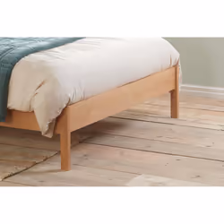 Rattan Super King Size Bed Frame Birlea Margot 180cm 6FT Oak Bedstead