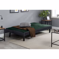 Green Velvet Sofa Bed Birlea Aurora 3 Seater Settee Emerald Fabric Retro