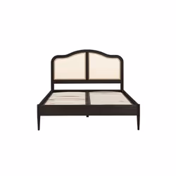 Rattan King Size Bed Frame Birlea Leonie 150cm 5FT Black Bedstead - Additional view 10