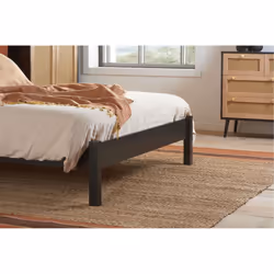 Double Rattan Bed Frame Black Birlea Croxley 4FT6 Double 135cm - Additional view 4