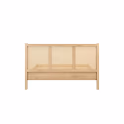 King Size Rattan Bed Frame Brown Oak Birlea Croxley 5FT King 150cm - Additional view 10
