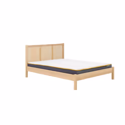 King Size Rattan Bed Frame Brown Oak Birlea Croxley 5FT King 150cm - Additional view 11