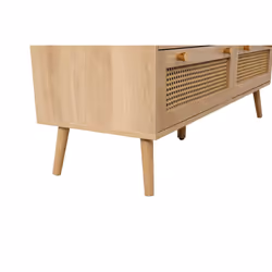 Brown Oak Chest of 7 Drawers Rattan Birlea Croxley Mid Century Modern - Additional view 6