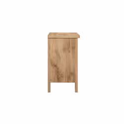 Bedside 2 Drawer Cabinet Oak Birlea Hampstead Bedroom Nightstand Side Table - Additional view 6