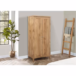 Oak 2 Door Wardrobe Birlea Hampstead Traditional Bedroom Furniture