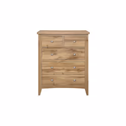Oak Chest of Drawers 3+2 Birlea Hampstead Traditional Bedroom Furniture - Additional view 5