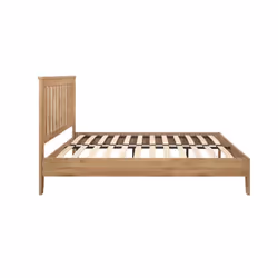 Oak Double Bed Frame 4FT6 Bedstead Birlea Hampstead Traditional Shaker Design - Additional view 5
