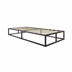 Black Single Bed Frame 3FT 90cm Bedstead Birlea Soho Metal Minimalist Design
