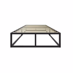 Black Single Bed Frame 3FT 90cm Bedstead Birlea Soho Metal Minimalist Design