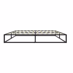 Black Small Double Bed Frame 4FT6 135cm Bedstead Birlea Soho Metal Minimalist - Additional view 9