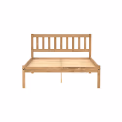 Pine Double Bed Frame 4FT6 Bedstead Birlea Lisbon Rustic Corona Solid Pine - Additional view 4