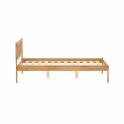 Pine Small Double Bed Frame 4FT Bedstead Birlea Lisbon Rustic Corona Solid Pine - Additional view 5