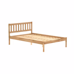 Pine Small Double Bed Frame 4FT Bedstead Birlea Lisbon Rustic Corona Solid Pine - Additional view 6