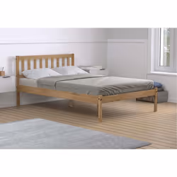 Pine Small Double Bed Frame 4FT Bedstead Birlea Lisbon Rustic Corona Solid Pine - Additional view 9