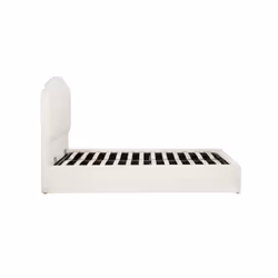 Boucle Kingsize Ottoman Bed Frame White Birlea Monaco Storage Bed 5FT 150cm - Additional view 7