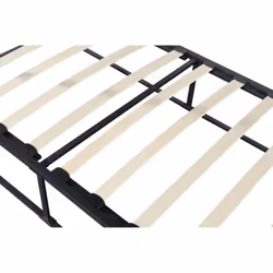 Black 4 Poster Bed Frame Metal Birlea Farringdon Canopy Bed 3FT Single 90cm - Additional view 4