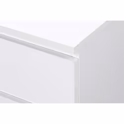 Bedside 2 Drawer Cabinet White Birlea Oslo Nightstand Side Table