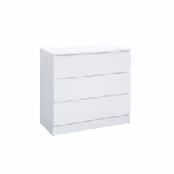 White Chest of 3 Drawers Birlea Oslo Scandia Retro - Additional view 5