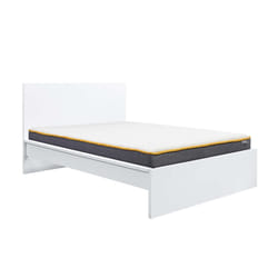 King Size Bed Frame White Birlea Oslo 5FT Modern Bedstead
