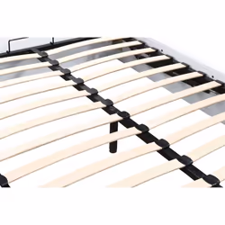 Double Ottoman Bed White Frame Birlea Oslo Storage 4FT6 Modern Bedstead - Additional view 5