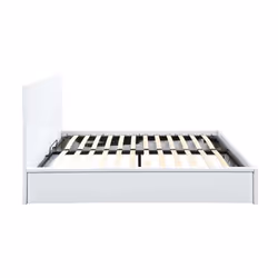 Double Ottoman Bed White Frame Birlea Oslo Storage 4FT6 Modern Bedstead - Additional view 8