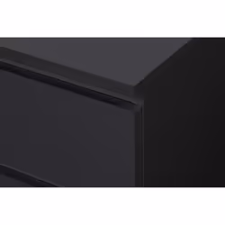 Black Chest of 3 Drawers Birlea Oslo Scandia Retro