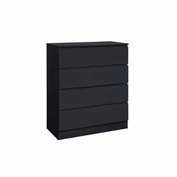 Black Chest of 4 Drawers Birlea Oslo Scandia Retro - Additional view 4