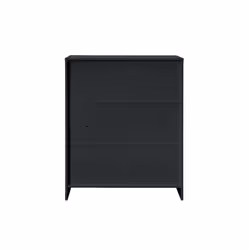 Black Chest of 4 Drawers Birlea Oslo Scandia Retro - Additional view 6