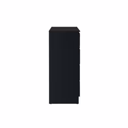 Black Chest of 4 Drawers Birlea Oslo Scandia Retro - Additional view 8