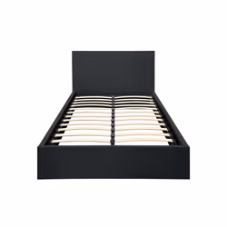 Double Ottoman Bed Black Frame Birlea Oslo Storage 4FT6 Modern Bedstead - Additional view 10