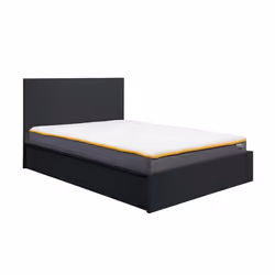 Kingsize Ottoman Bed Black Frame Birlea Oslo Storage 5FT Modern Bedstead - Additional view 6