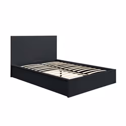 Kingsize Ottoman Bed Black Frame Birlea Oslo Storage 5FT Modern Bedstead - Additional view 8