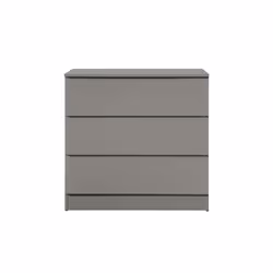 Grey Chest of 3 Drawers Birlea Oslo Scandia Retro
